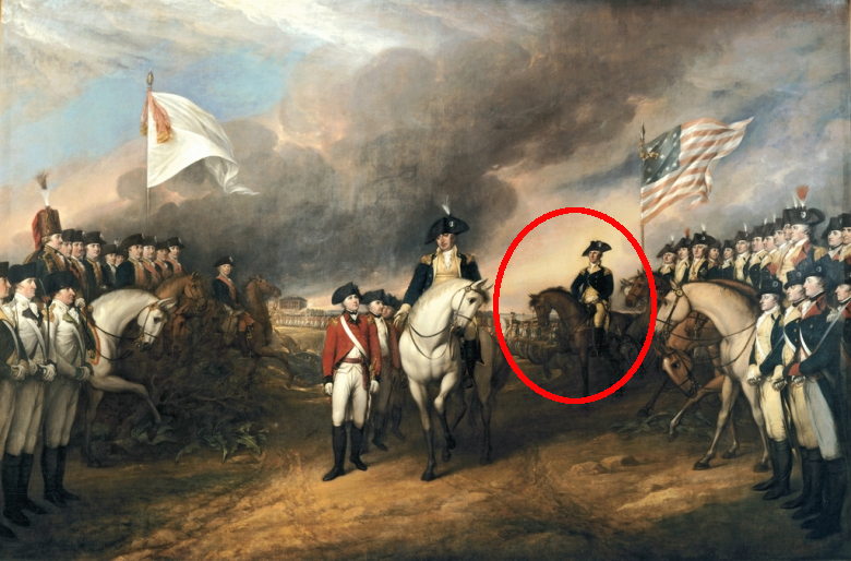 at Yorktown, George Washington road a horse called Nelson, which was a gift from Virginia Gov. Thomas Nelson Jr.