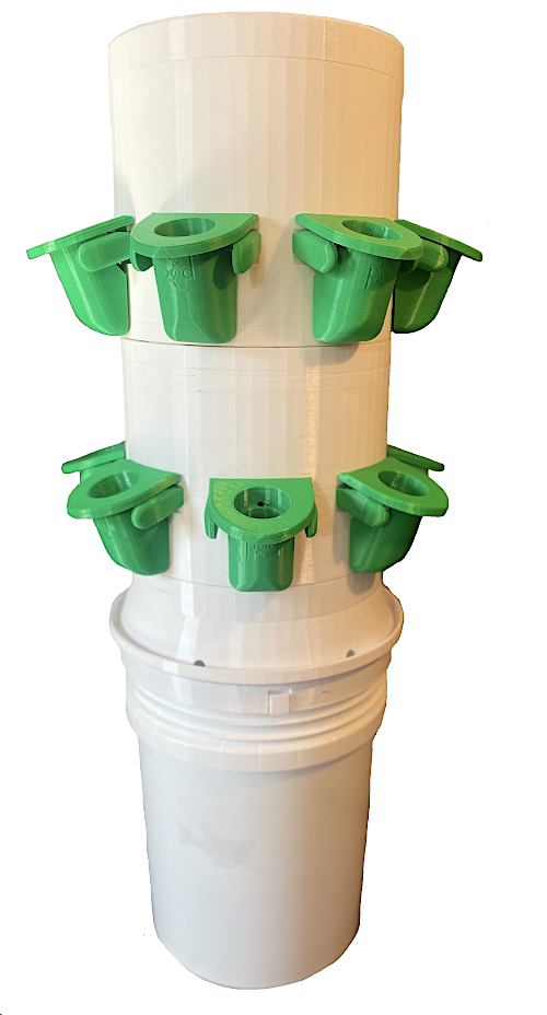 Pod Farms has developed a modular vertical hydroponic system