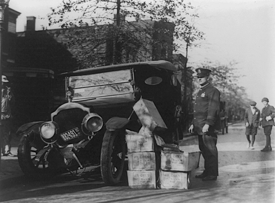 not every moonshine transporter escaped the police