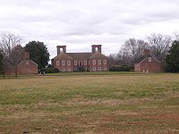 formal brick design - Stratford Hall