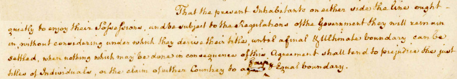 in 1776, Virginia and Pennsylvania made competing proposals at the Continental Congress for locating a temporary boundary