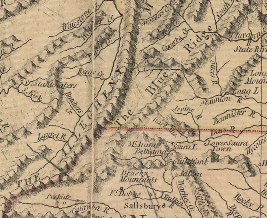 at the end of the American Revolution, maps defining the territory of the new United States of America left the extension of Virginia'southern boundary to the imagination