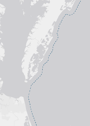 Virginia controls submerged lands under the Atlantic Ocean, for three miles offshore