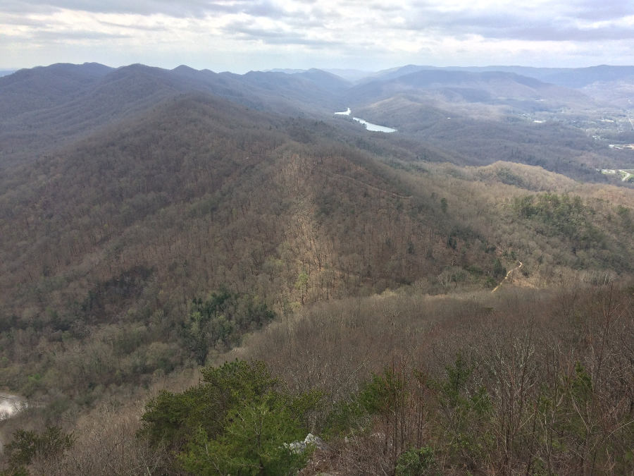 Tri-State Peak, looking southwest from Pinnacle overlook