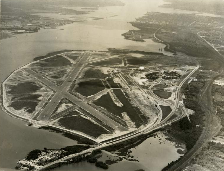 it took an act of Congress in 1945 to determine that what is now Reagan National Airport was located in Virginia, above the mean high water mark of the Potomac River
