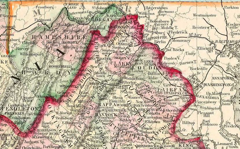 Berkeley and Jefferson counties were added later to West Virginia after the decision by Congress to accept the new state, and that boundary alteration was approved by the US Supreme Court in 1870