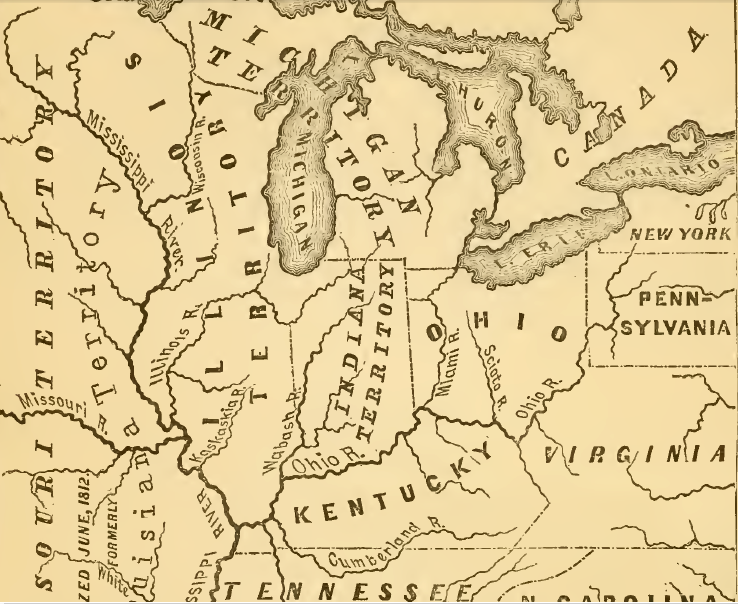 the Northwest Territory was carved into territories and states after Virginia's cession