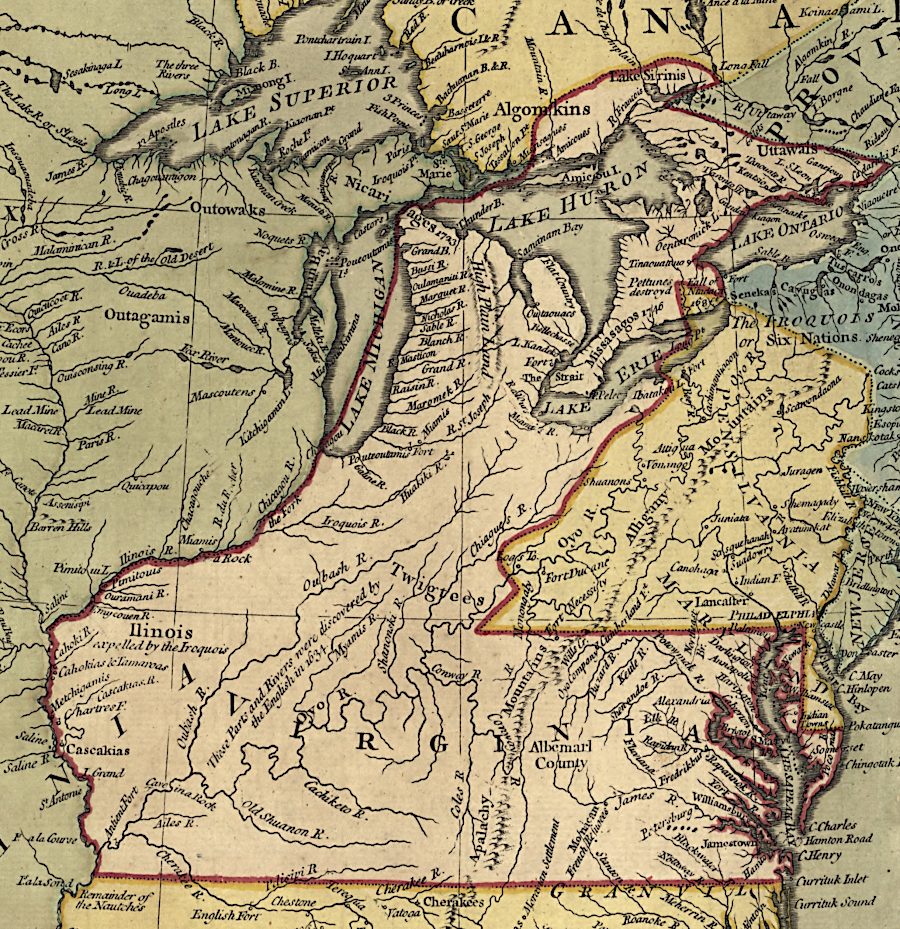 if the Proclamation of 1763 could be ignored and Virginians were entitled to all the Northwestern Territory... and Maryland too?