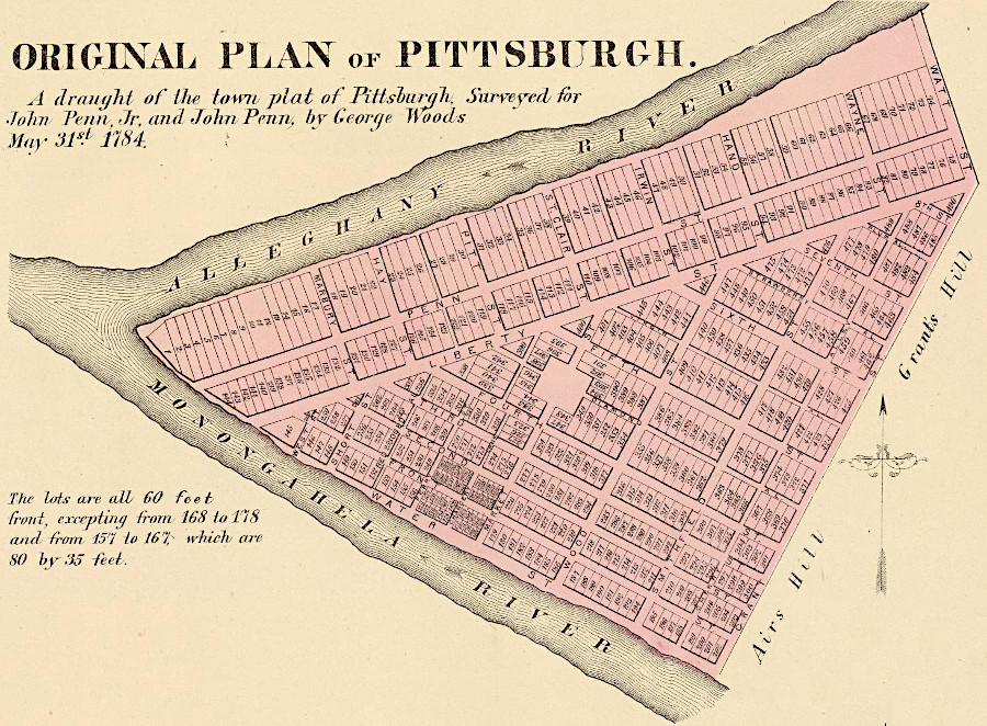 Pittsburgh residents could finally obtain clear tittle after the town was officially surveyed in 1784