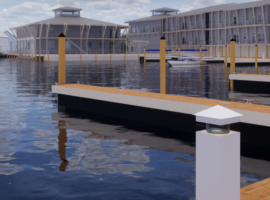 the Virginia Marine Resources Commission decided that a new marina and development over water at Fort Monroe was a governmental activity which required no permit for use of state-owned bottomland