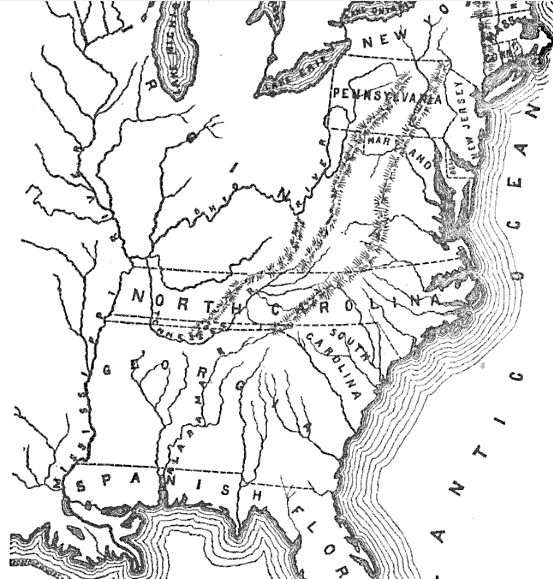 presumed NC-VA border, 1779
