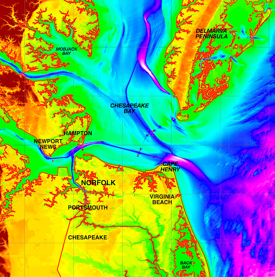 Chesapeake Bay bathymetry