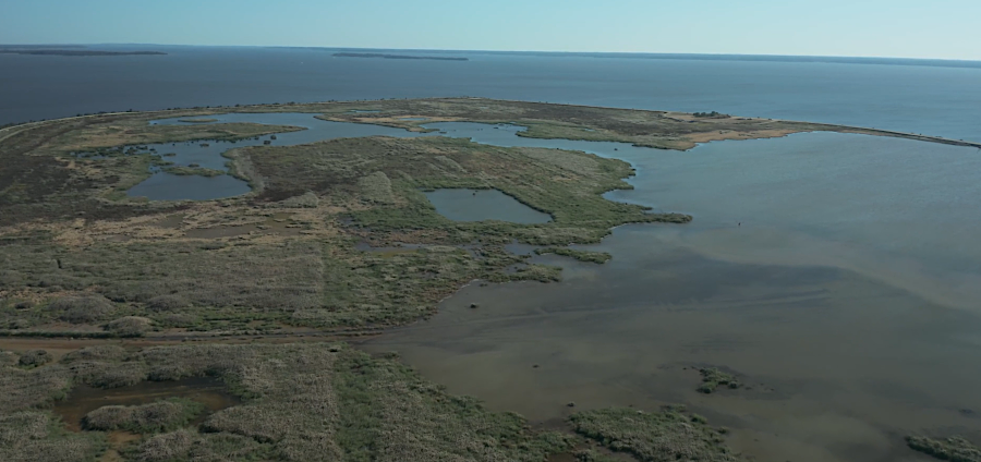 sediments dredged from the bottom of the Chesapeake Bay for 25 years to maintain shipping channels have been used to create the new Hart-Miller Island