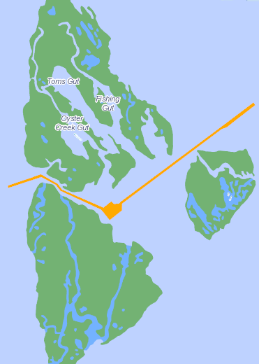 navigation channels and the main harbor were carved through Tangier Island between 1917-1921