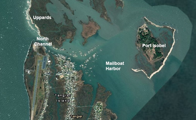 the Chesapeake Bay Foundation has an education center on Port Isobel (East Point Marsh)