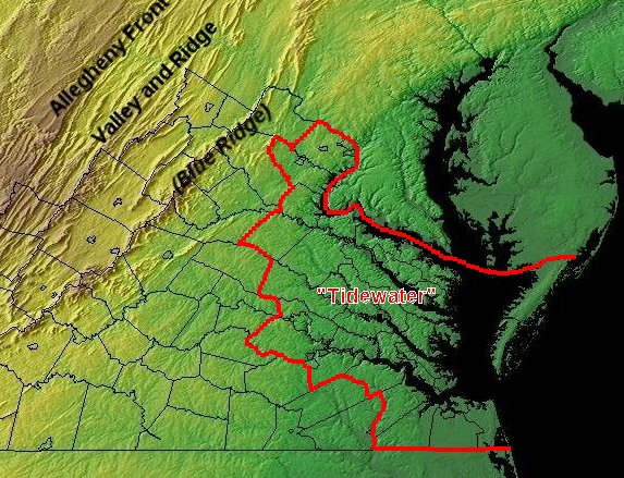 Tidewater Virginia, as defined in the Chesapeake Bay Preservation Act, excludes Loudoun County