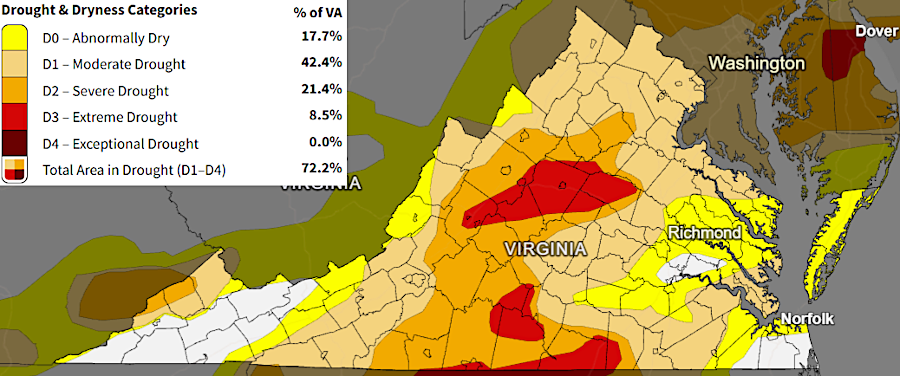 the 2026 drought continued through the summer