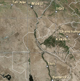Iraq at 36 degrees latitude