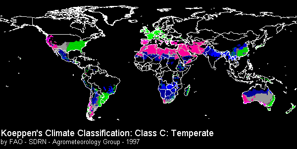temperate climates