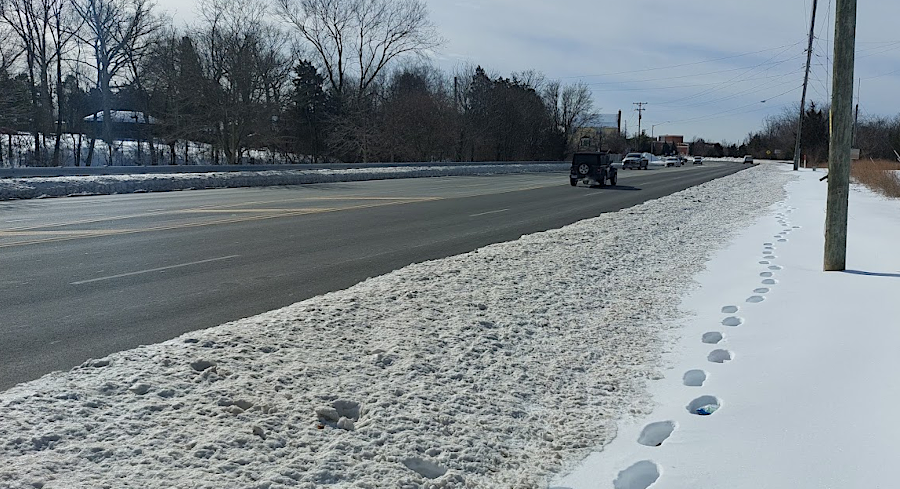 freezing temperatures following the January 24, 2026 snow created snowcrete that blocked sidewalks in Northern Virginia for two weeks