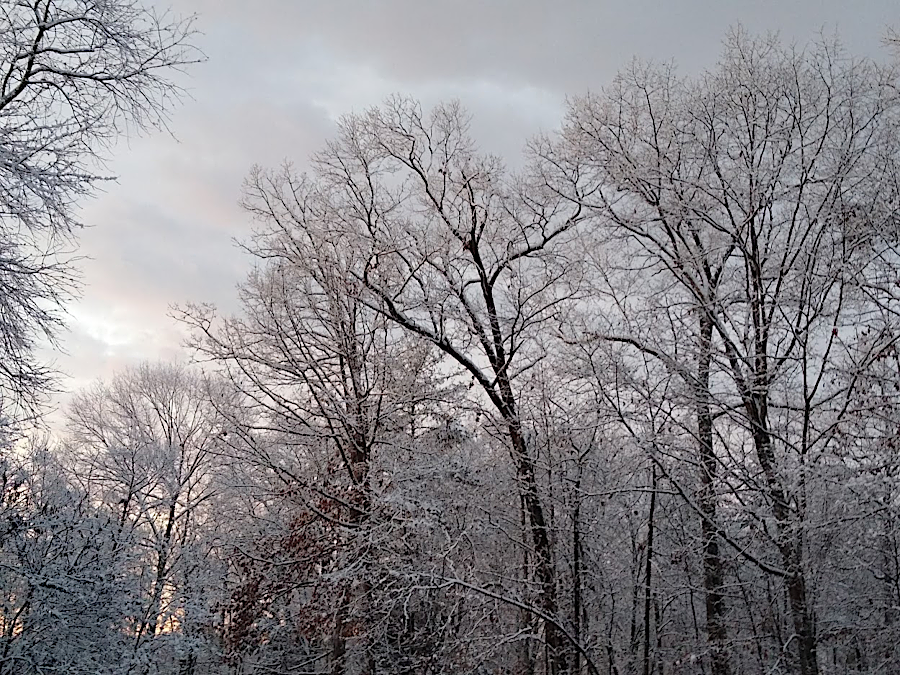 snow melts slowly, recharging groundwater aquifers