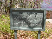 historic Glass House at Jamestown