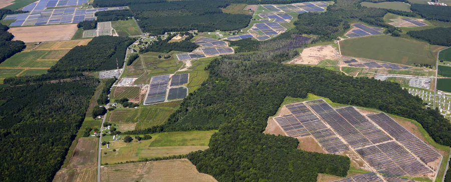 solar facility (farm) built by Community Energy Solar in Accomack County