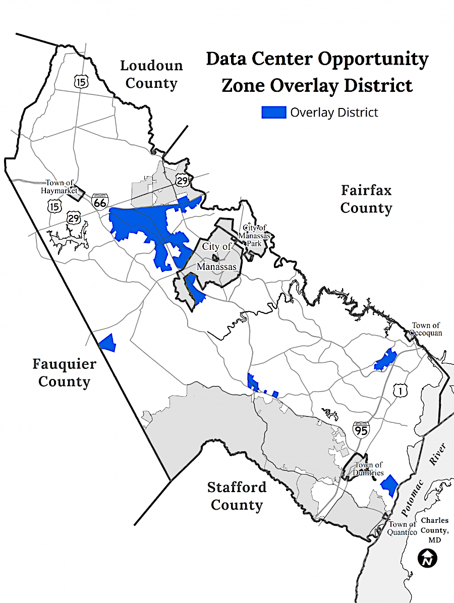 when Prince William County supervisors ignored the Data Center Opportunity Zone Overlay District in 2023, voters reacted in the primary election