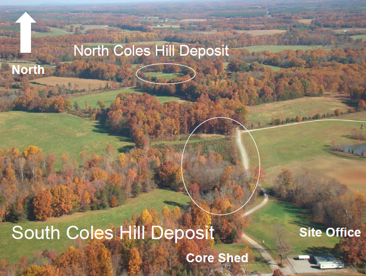 the largest unmined uranium deposit in North America is at Coles Hill in Pittsylvania County
