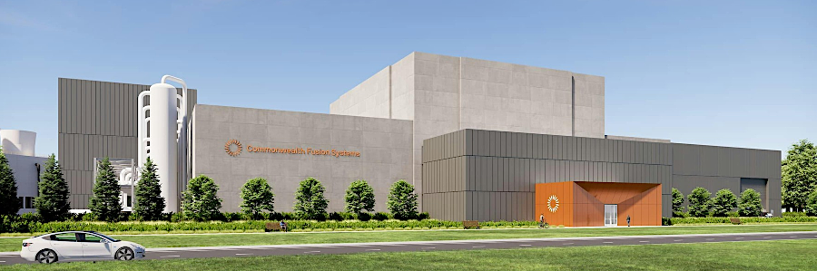 how the commercial fusion plant could appear, from the outside