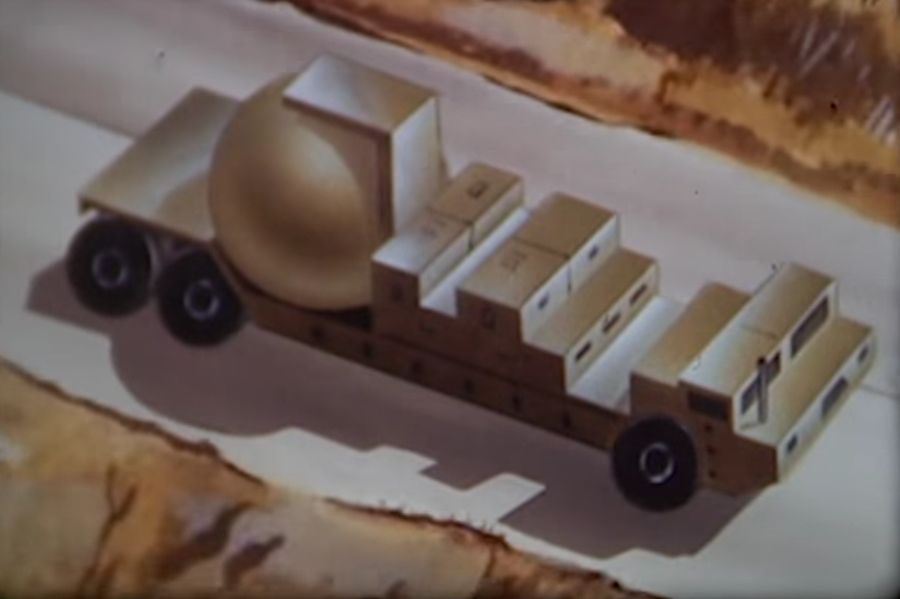 the US Army envisioned putting a small reactor on a truck