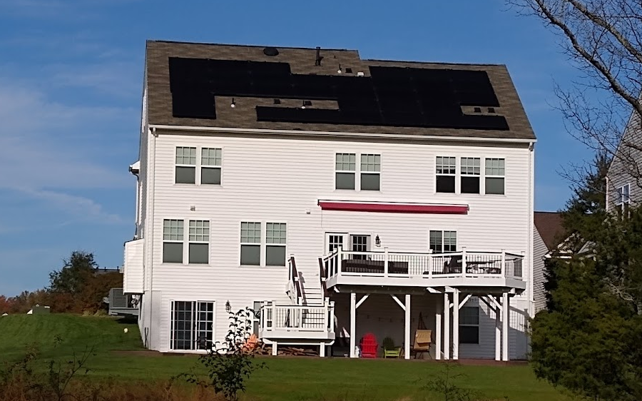 some Home Owner Asssociations (HOAs) prefer solar panels to be placed on the back side of roofs