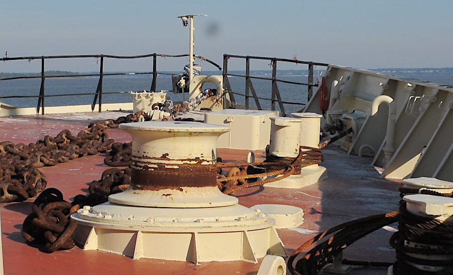 2011 view from the USS Sturgis deck, while in Ghost Fleet in James River