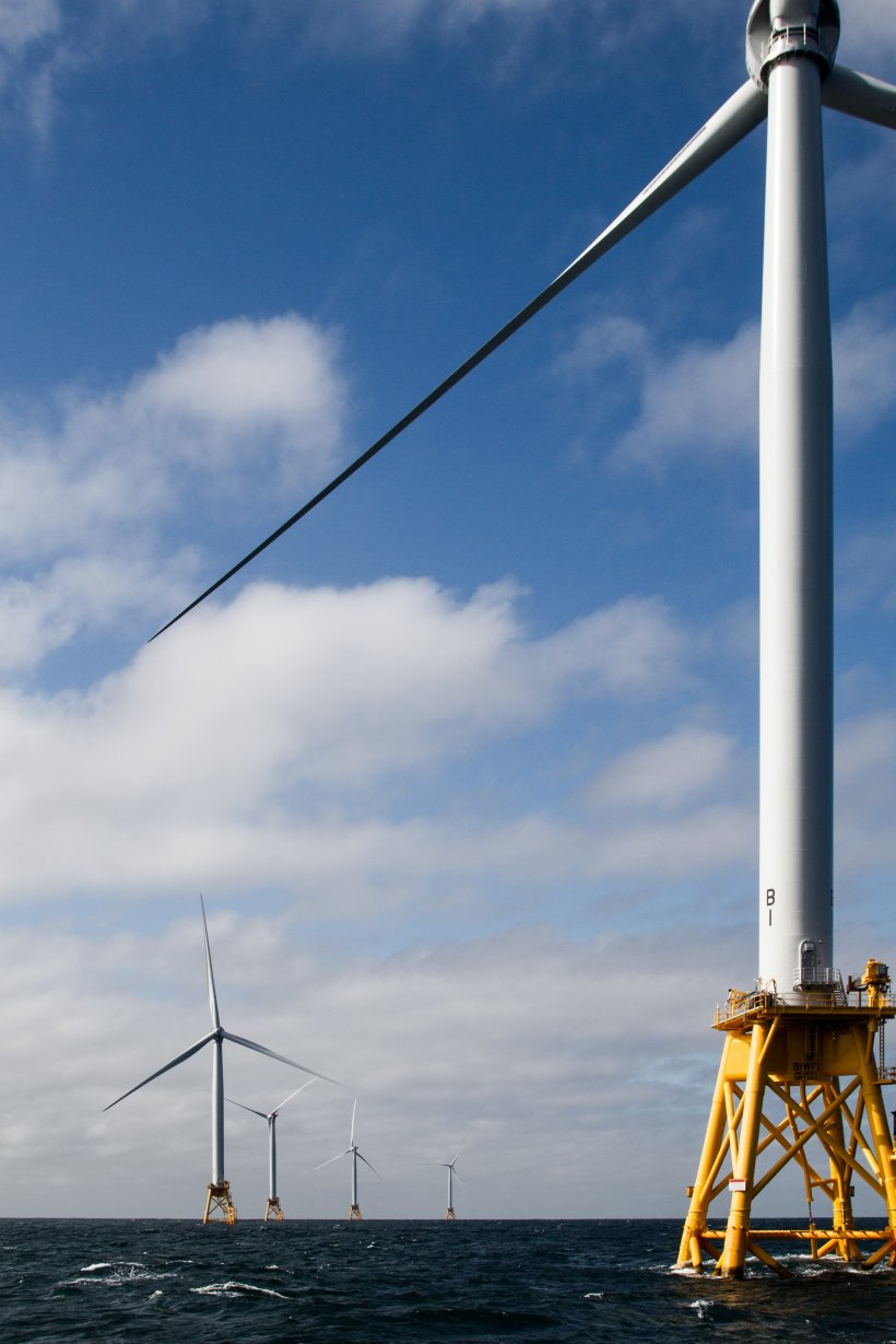 the Coastal Virginia Offshore Wind project is much larger than the five-turbine Block Island project