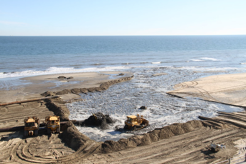 the Big Beach finished with a minimum elevation of 8.5 feet at the seawall