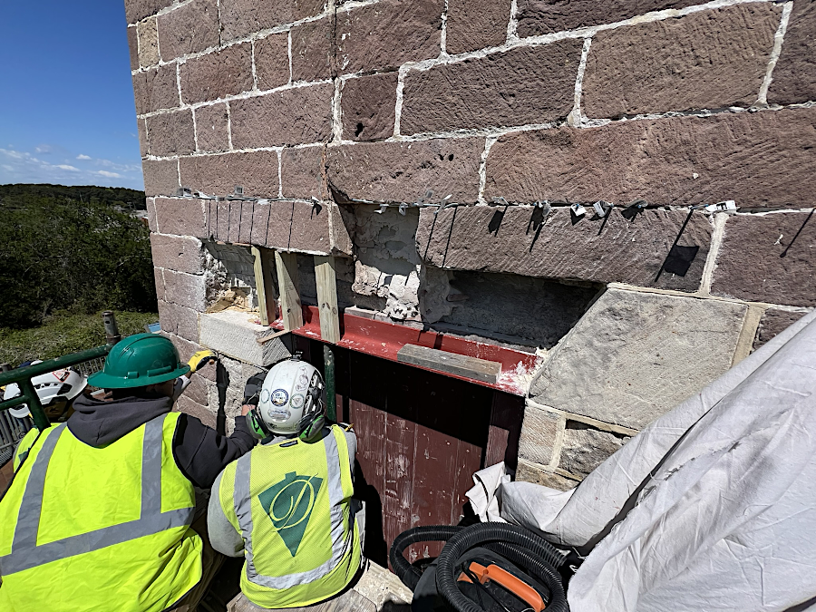 Aquia sandstone was used to complete the Cape Henry Lighthouse in 1792 and repair it in 2025