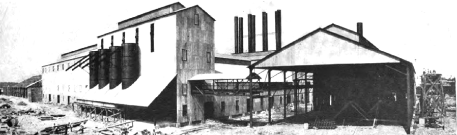 a plant in Norfolk, built in the 1920's, transformed marl mined in Nansemond County (now City of Suffolk) into Portland cement