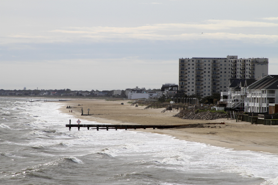 keeping Ocean View Beach 60' wide will require pumping more sand onto the beach every nine years