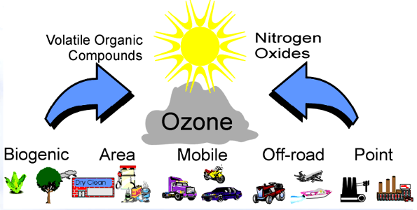 regulation to reduce air pollution required point sources such as power plants to cut emissions of criteria pollutants, especially gases that sunlight converted into ground-level ozone