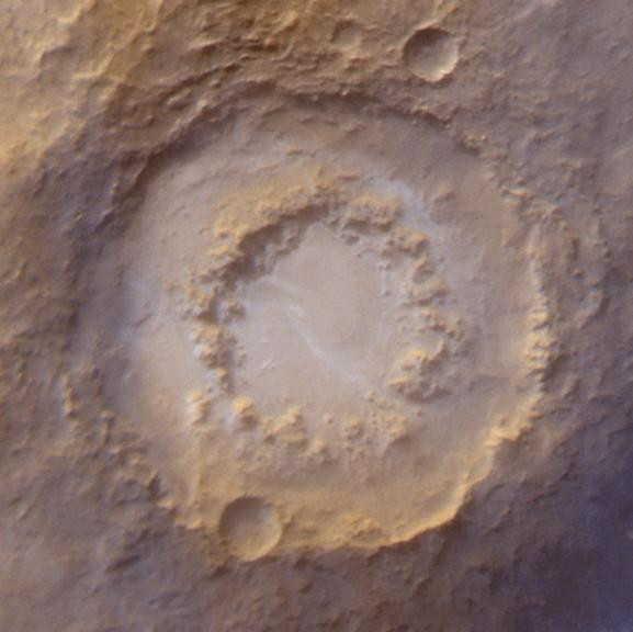 the Chicxulub impact created a peak ring like those seen on other planets, such as the Lowell crater on Mars