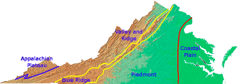 physiographic provinces of Virginia