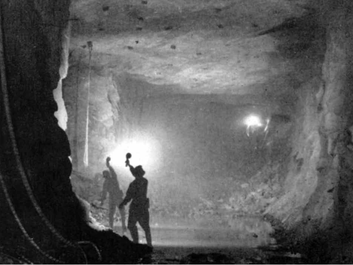 in the early 1960's, Washington Gas carved out a cavern near Accotink to store liquid propane