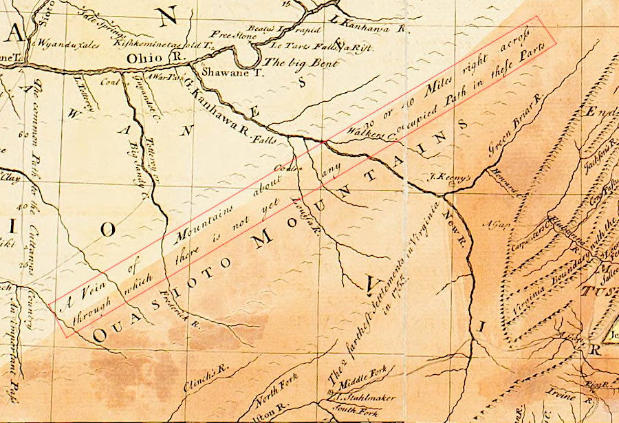 there were few routes for colonists to carry agricultural products to market across the Allegheny Mountains in the 1700's
