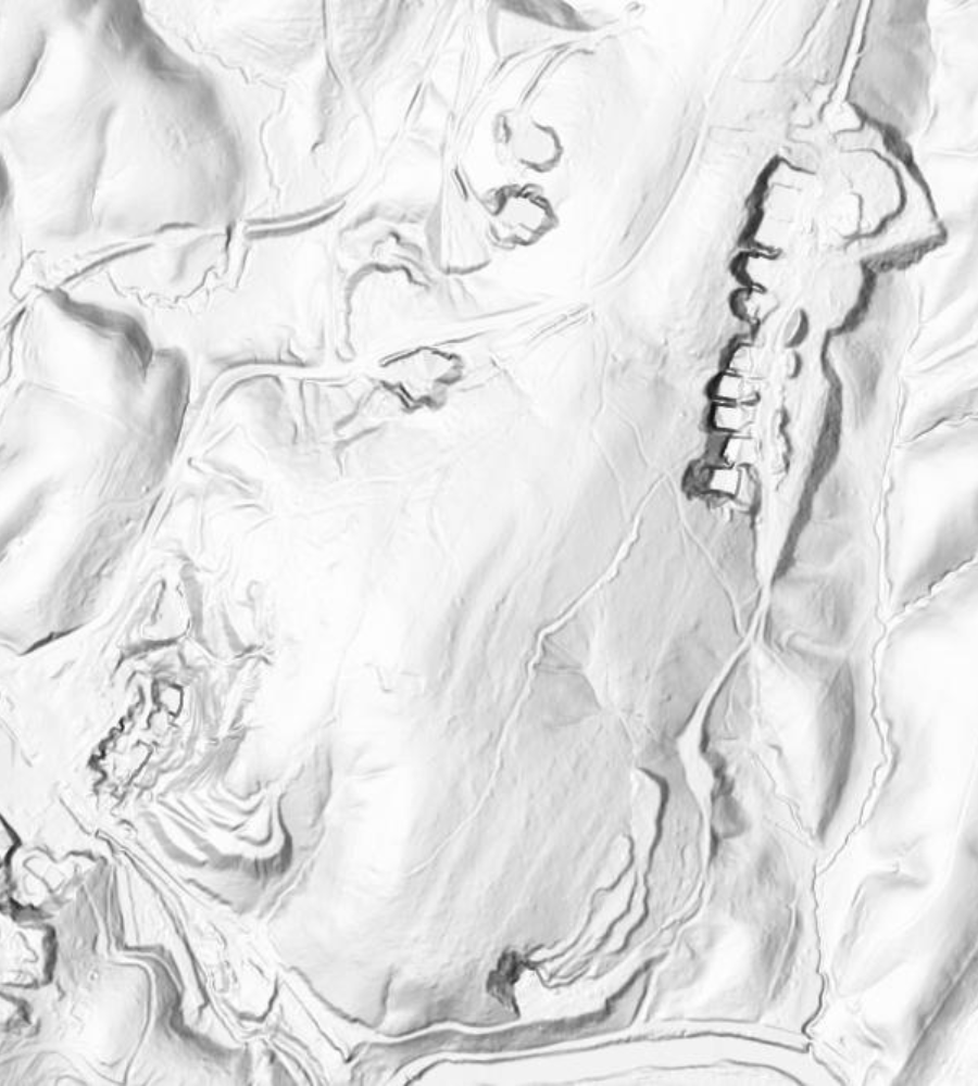 the excavated quarries at Schuyler will be topographic features for perhaps millions of years