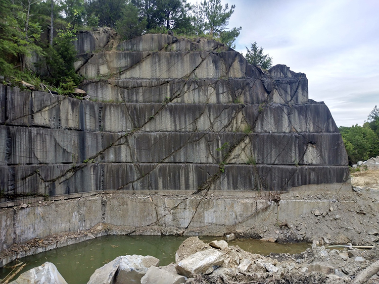 soapstone which formed over 500 million years ago has been mined commercially in Nelson County at Schuyler since the start of the 20th Century