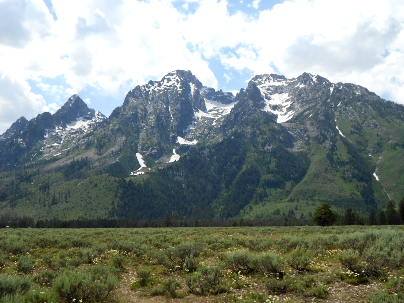 Tetons in Wyoming (Virginia has no relief comparable to the Rocky Mountains...)