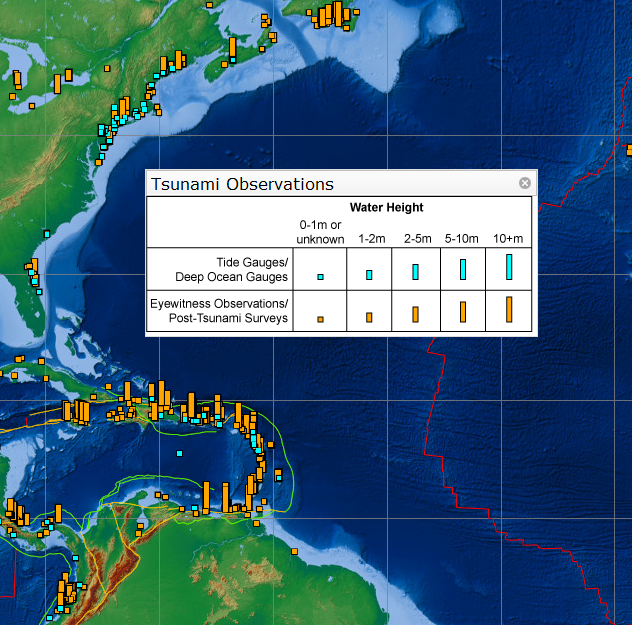 tsunami risk - especially low on the Virginia coast
