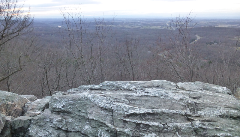 sediments in the Chilhowee Group buried the Catoctin lava flows roughly 500 million years ago, but those sediments are now exposed and offer vistas of Fauquier County from the top of the Bull Run Mountains at Thoroughfare Gap