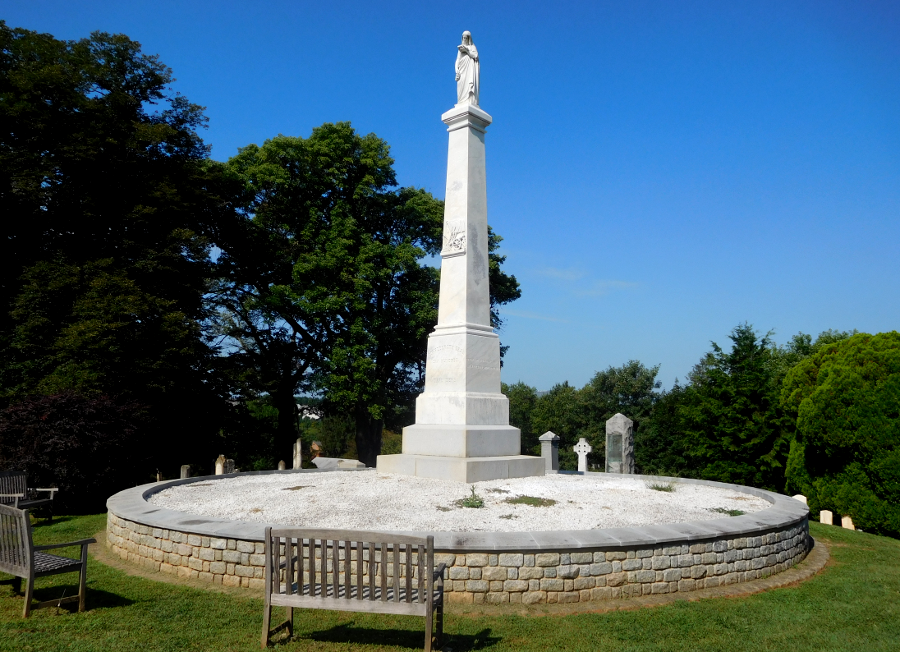 the 2011 earthquake caused the statue known as Lady Virginia to wobble on top of its shaft at Warrenton Cemetery, 60 miles from the epicenter in Louisa County