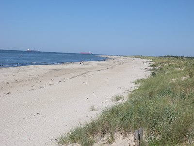 sand at Cape Henry